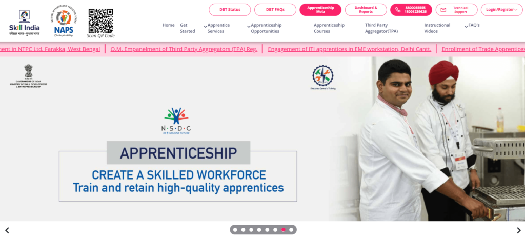 National Apprenticeship Promotion Scheme (NAPS) – Skill Development Through Apprenticeships